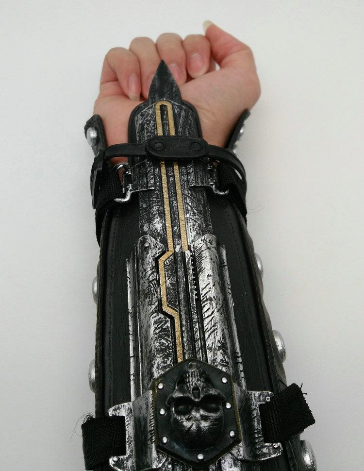 信条袖剑非金属线控 黑旗爱德华cosplay可弹射袖中箭1:1道具袖剑刃 4