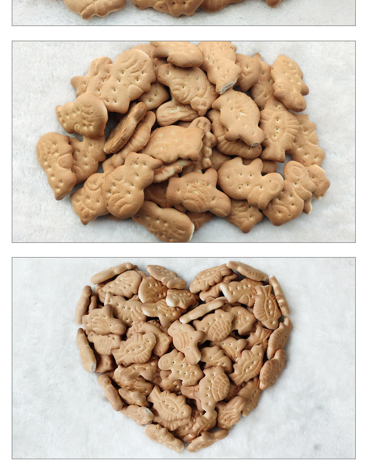 澳力发老北京动物饼干 450克原味 泡牛奶粥早餐怀旧零食 原味 450克*6