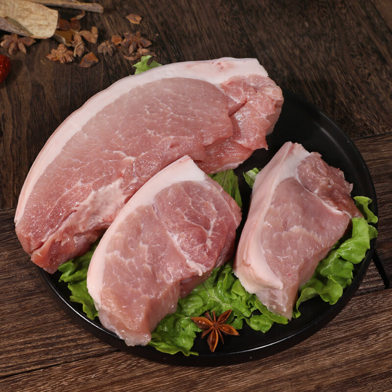 良田悦味土猪后腿肉500克新鲜带皮猪腿生鲜后臀尖猪肉辣椒炒肉猪肉脯