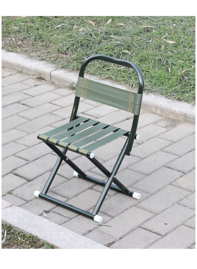 老人便携折叠椅便携式靠背凳户外折叠椅子便携凳送给老人用方便携带