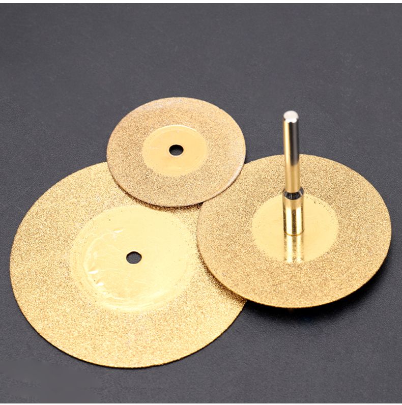 沙轮片金刚砂玉石切割片玻璃酒瓶小切片砂轮片电摩美缝清缝锯片打磨片