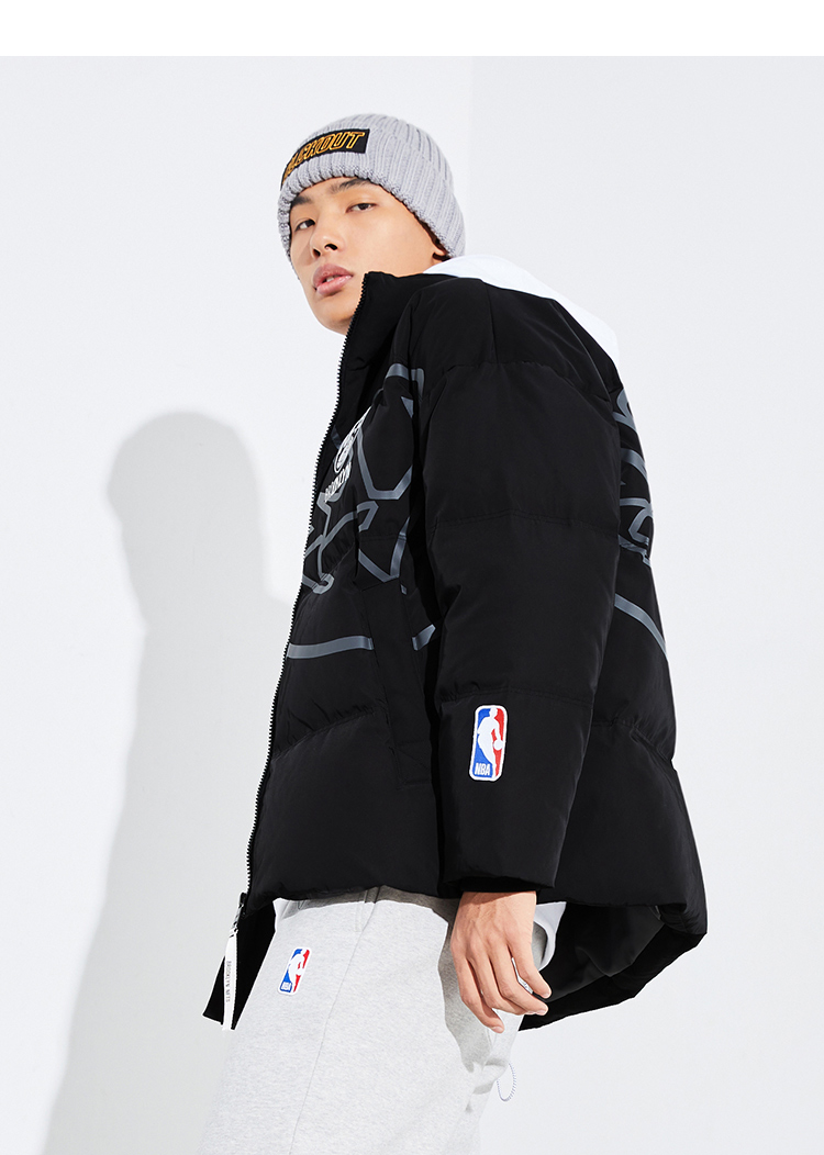 杰克琼斯nba联名羽绒服图片