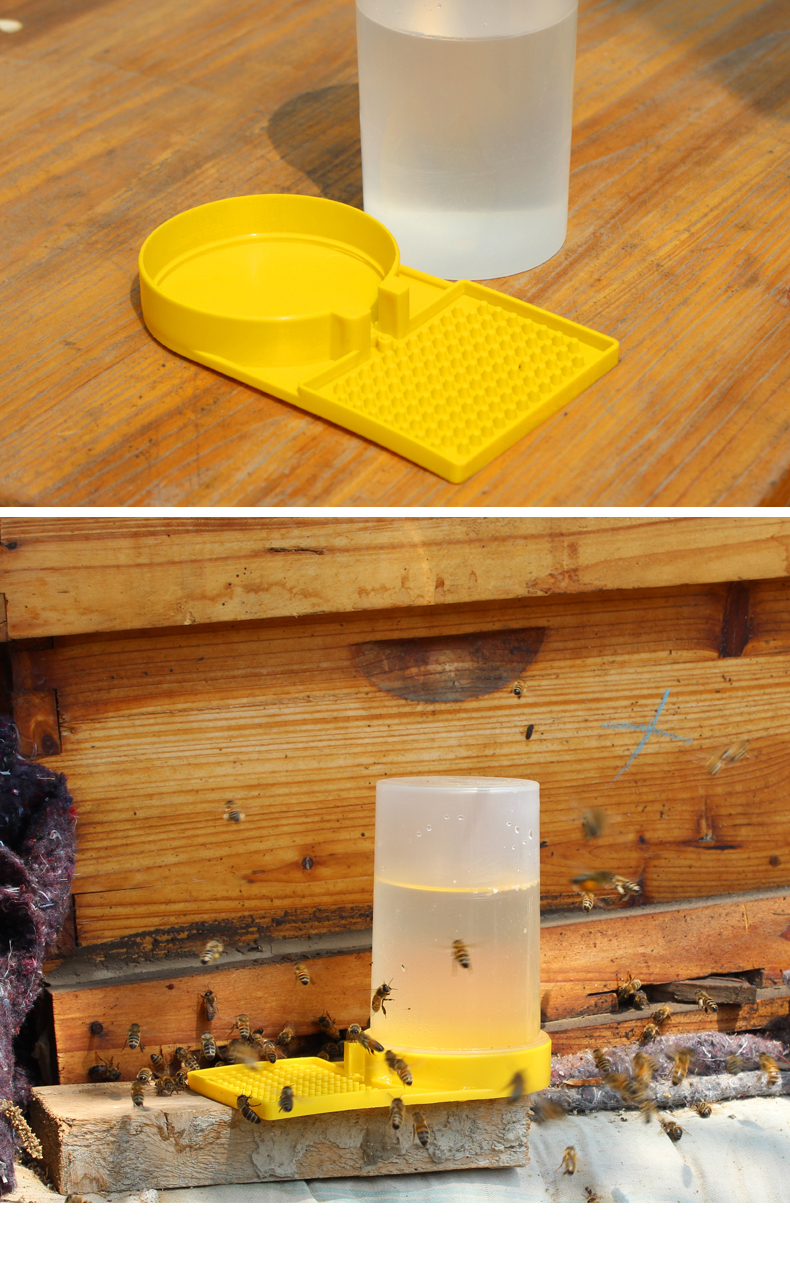 蜜蜂饲喂器喂水喂蜂槽中蜂喂糖蜂箱巢门专用全自动喂食养蜂工具防溺水