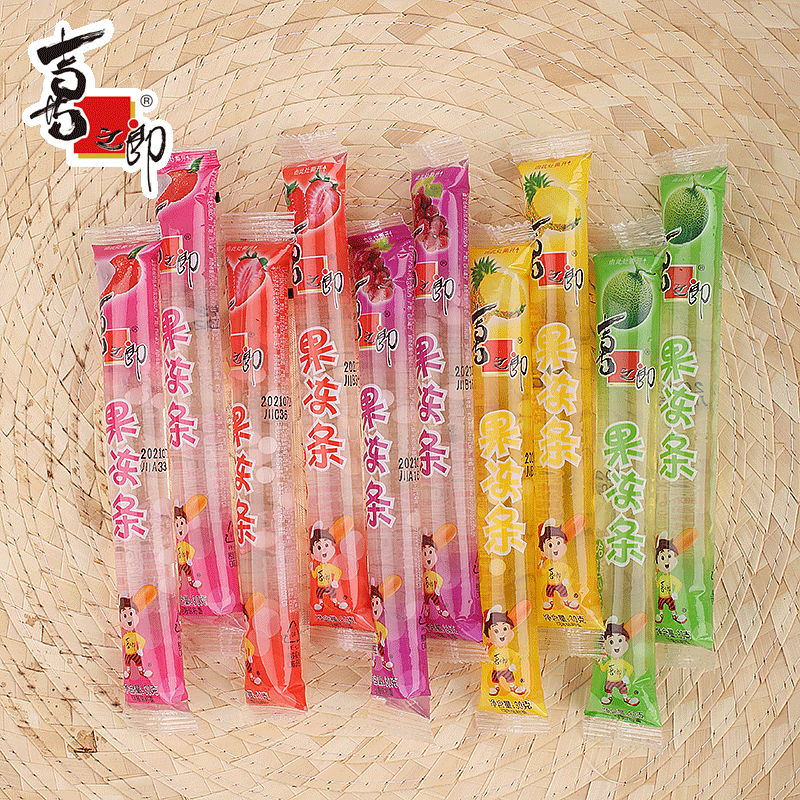 新日期喜之郎10斤果冻条整箱水果味哈密瓜葡萄草莓菠萝荔枝怀旧儿童