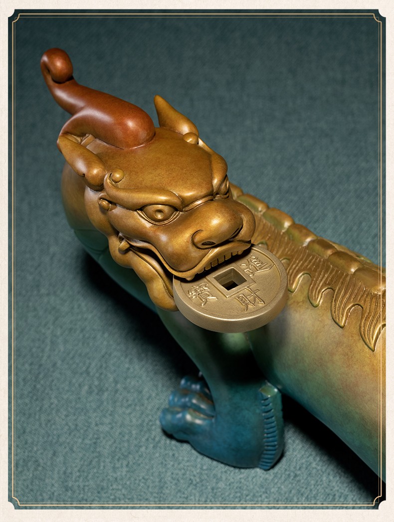 铜师傅全铜摆件八方来财铜工艺品家居饰品装饰品貔貅摆件