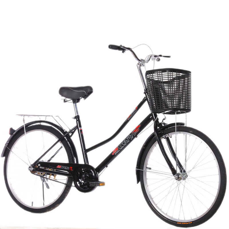 金羽凤自行车女成人女士学生男女生女款亲子老式公主车通勤单车轻便