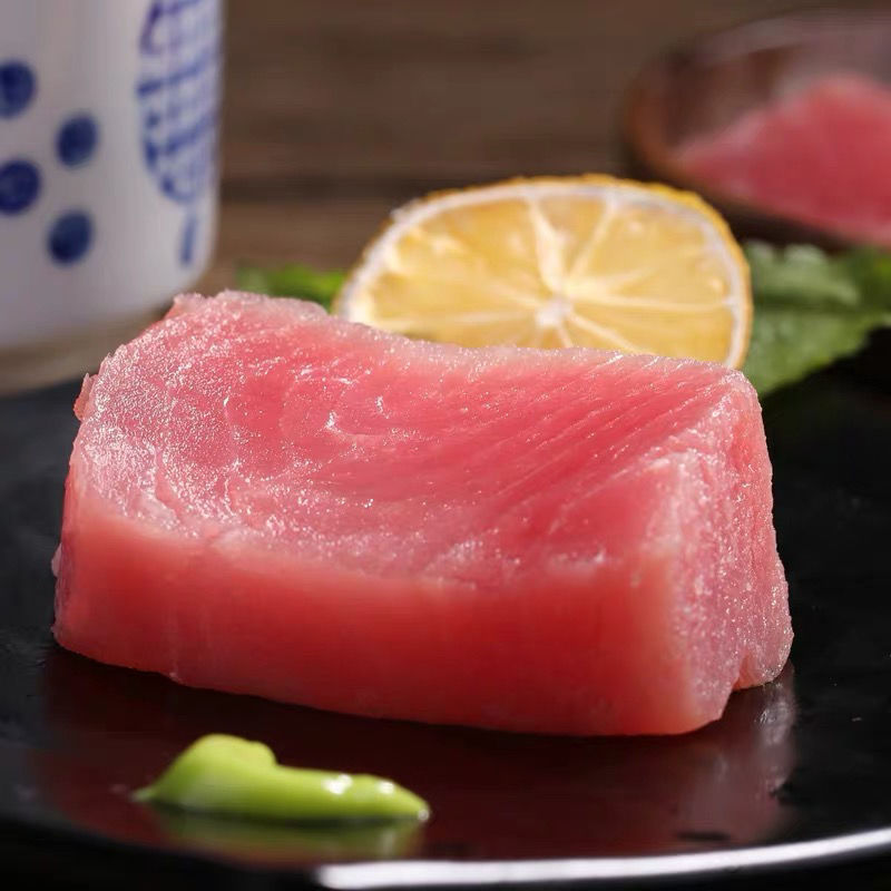 超低温金枪鱼肉吞拿鱼块日料寿司刺身生鱼片冷冻300400克