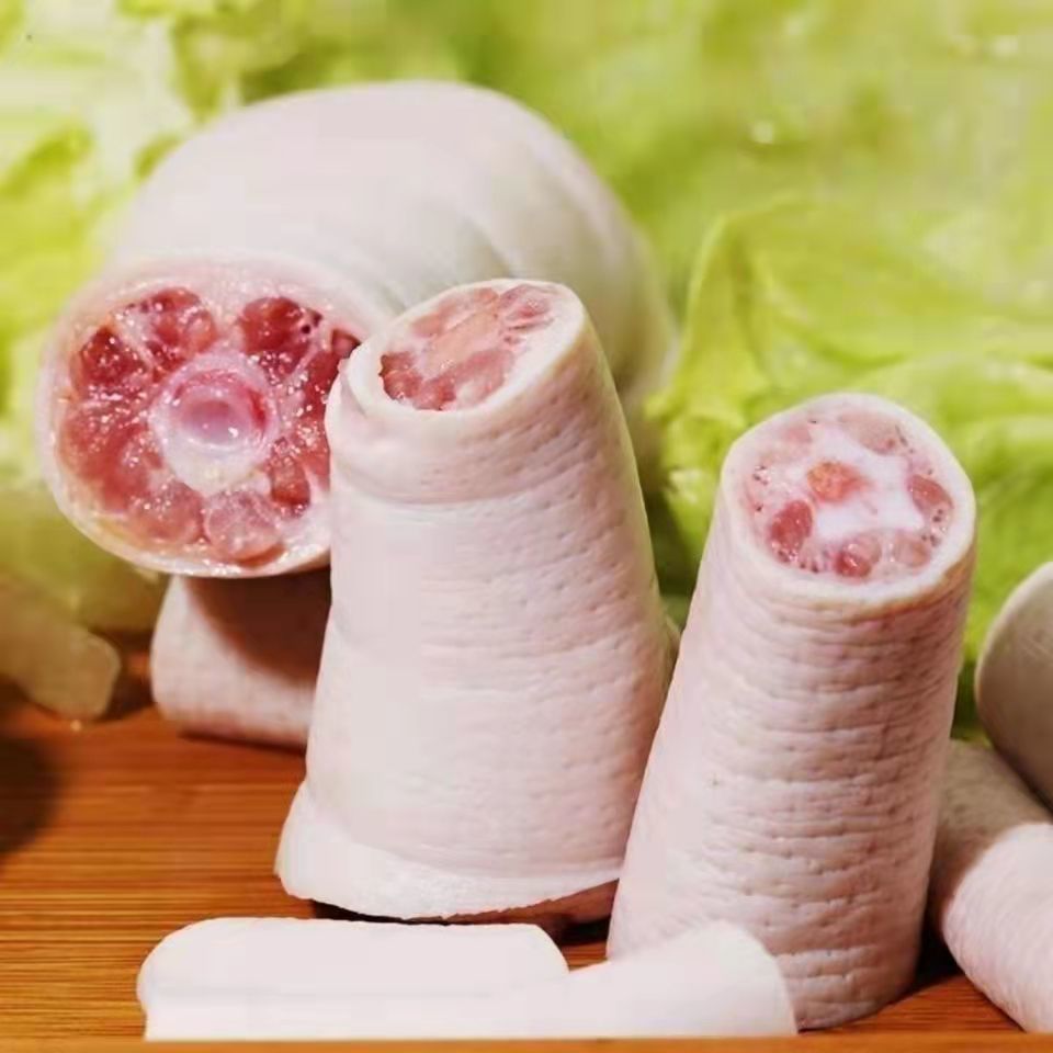 整根现杀新鲜猪尾巴多肉猪短尾巴长尾巴干净无毛生猪尾巴 土猪猪短尾1