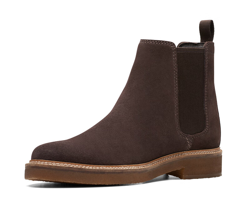 Clarks Artisan Series Men's Chelsea Boots British Style Slip-On Trendy Ankle Boots 8