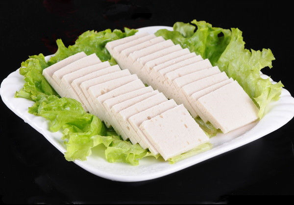 素食千叶豆腐烧烤q弹嫩豆腐家庭小炒豆腐片火锅千层豆腐400g4包经济装