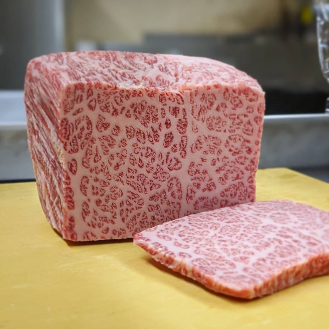 橙伯乐澳洲m12霜降雪花和牛去油西冷厚切精修金砖500克媲美神户不切