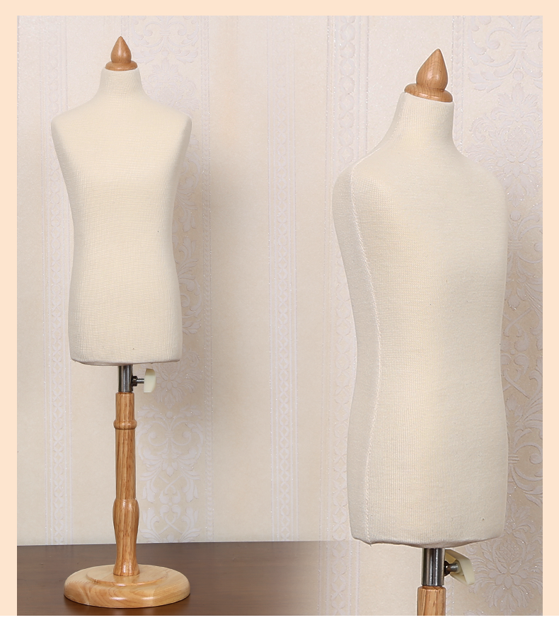 立体裁剪人台女二分之一裁剪模特学生教学小人台迷你1比2人台 非牌三