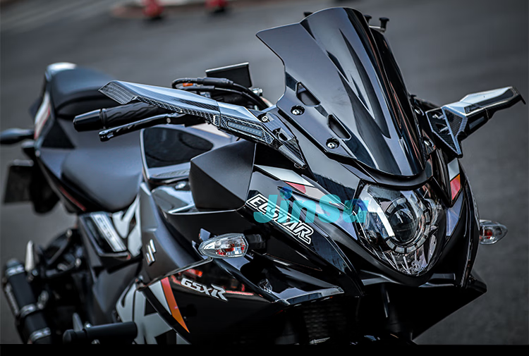 适用于铃木gsx250r后视镜定风翼改装件定风翼折叠后视镜加高竞技前