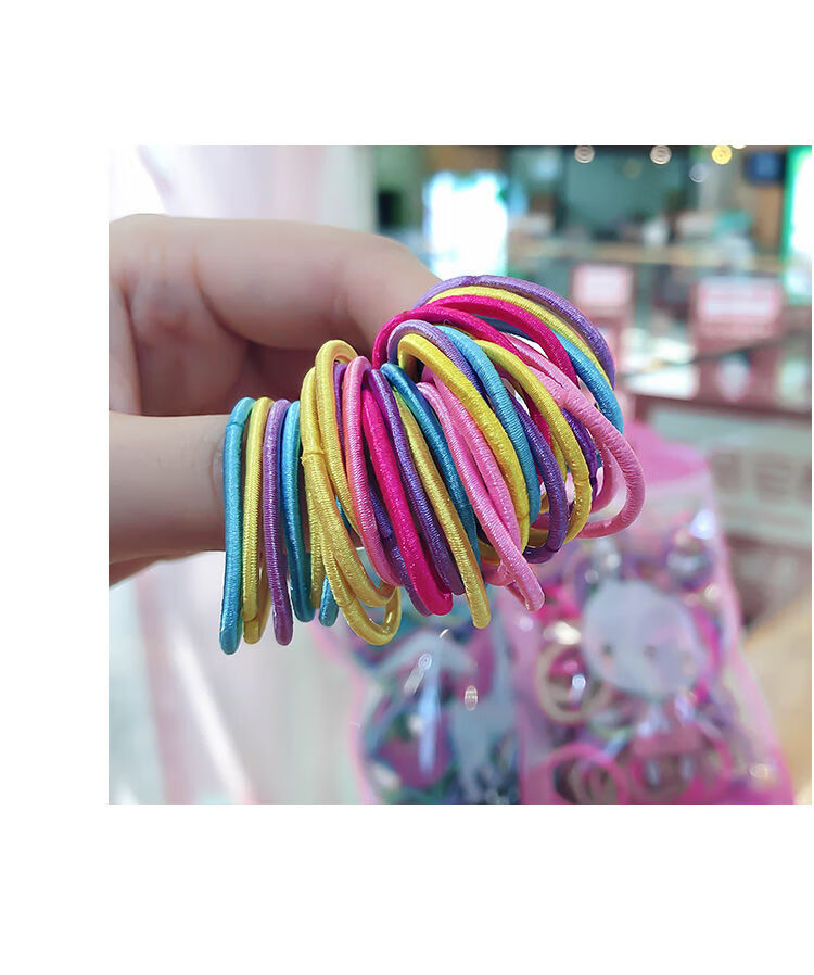 精选好礼儿童不伤发头绳小皮筋高弹力宝宝扎头发橡皮筋小女孩公主女童