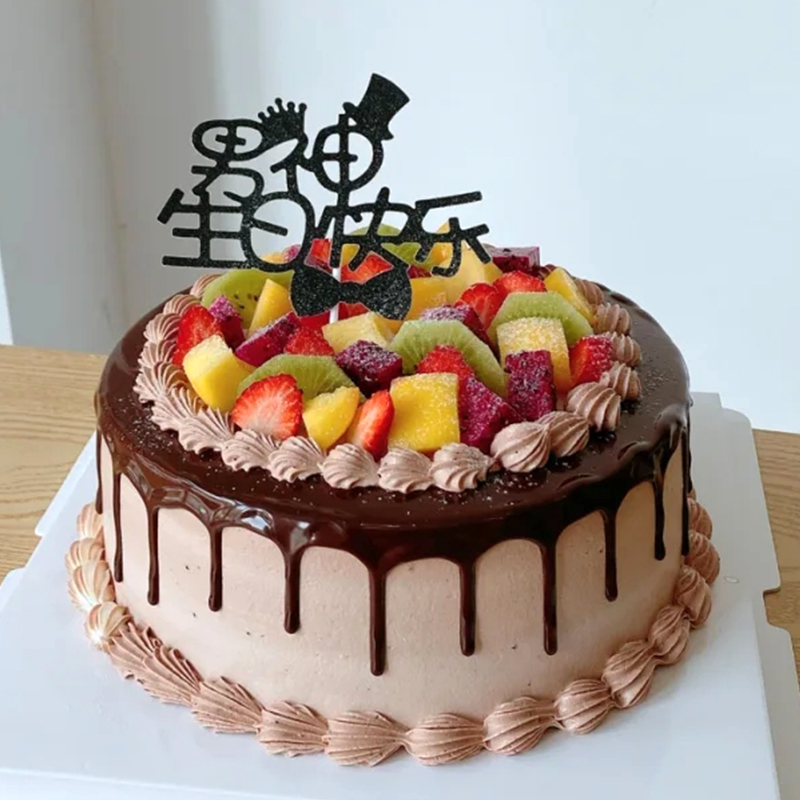 仿真蛋糕模型2021新款流行网红水果奶油生日蛋糕模型橱窗展示样品