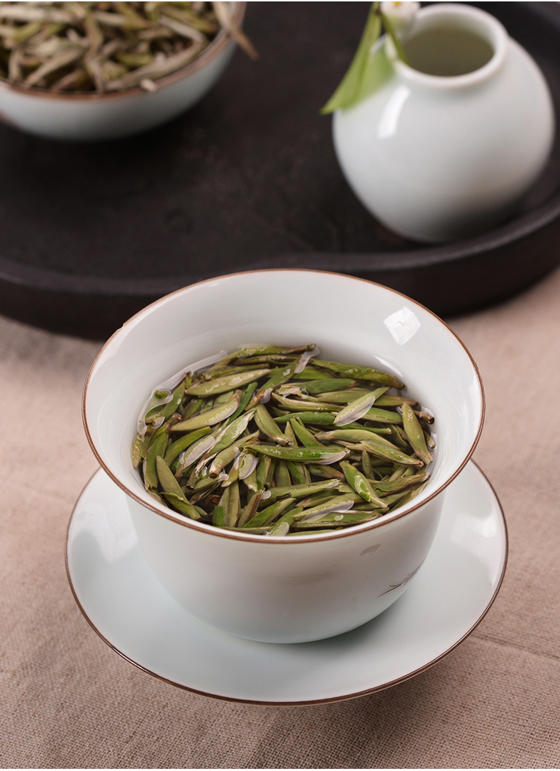 2021新茶福鼎白茶明前白毫银针散装白豪银针茶叶散装500g