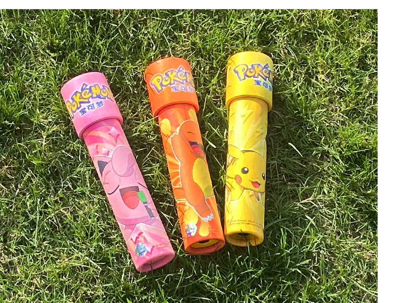 皮卡丘万花筒放大镜儿童科学实验玩具望远镜幼儿园小学生生日礼物冰雪