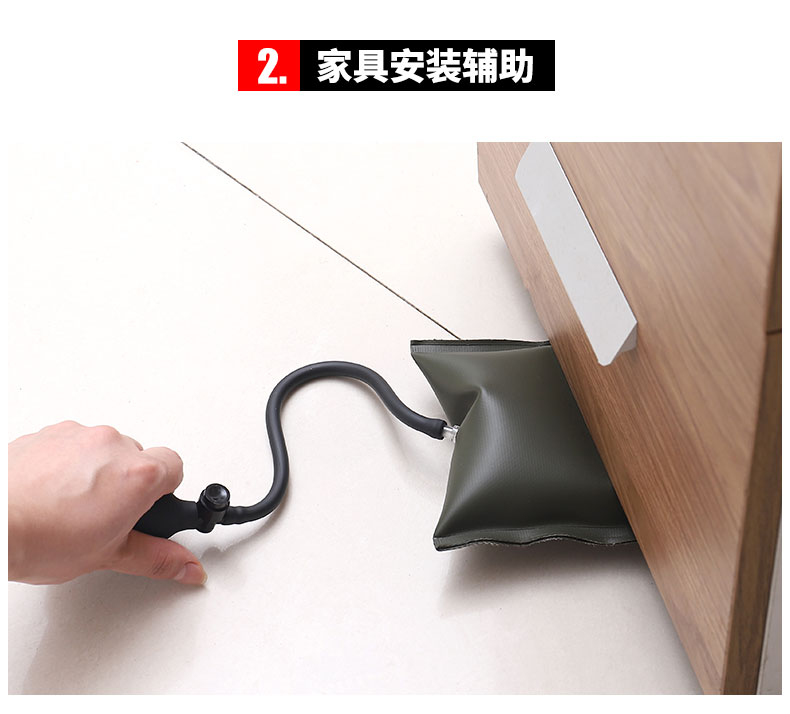 断桥铝合金门窗安装快速定位气垫装窗户气囊多用途工具神器加厚二代