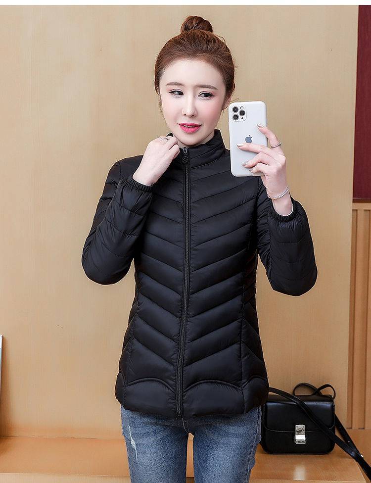 中老年外套春秋冬季小女式棉袄子棉衣女士外衣保暖豆绿3xl128140斤