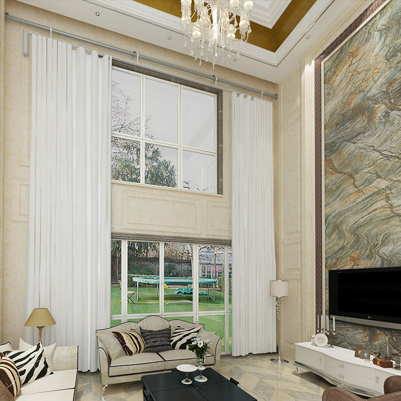 杜亚窗帘电机家用别墅复式楼电动升降开合帘智能遥控窗帘轨道自动上下