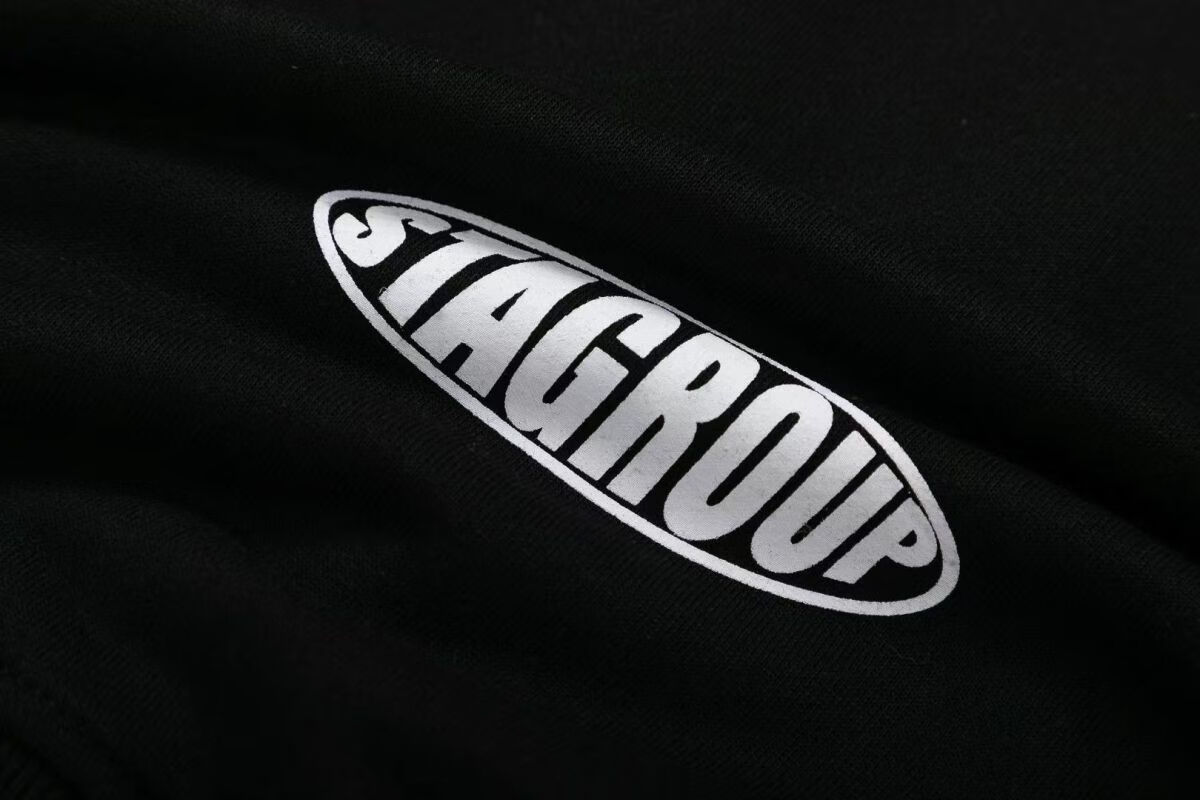 霸雅海 sta卫衣基础款星标魔术贴纯棉开衫拉链宽.