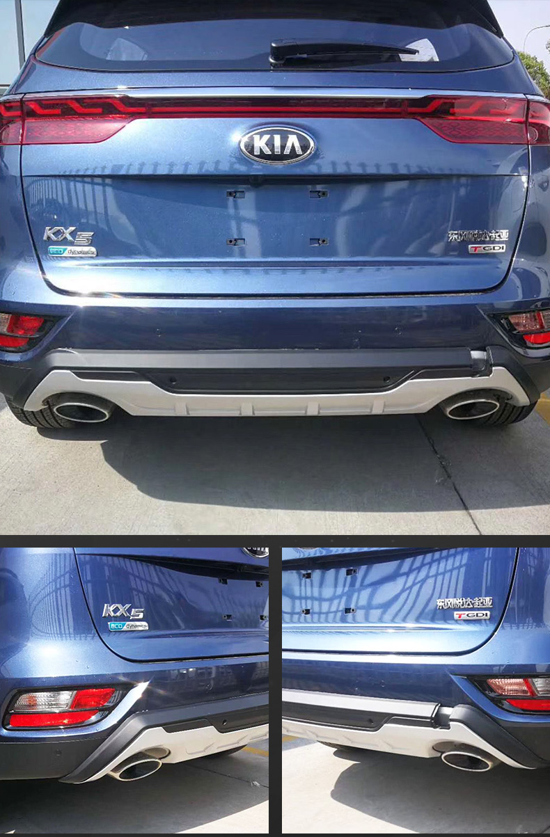 小城伊香 适用起亚kx5前后保险杠前后护杠kx5改装前后护板大包围前