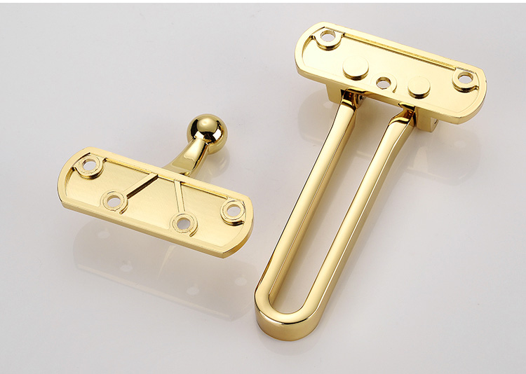 金色防盗扣酒店宾馆客房门防盗扣链木门安全扣锁扣门拴保险扣加厚