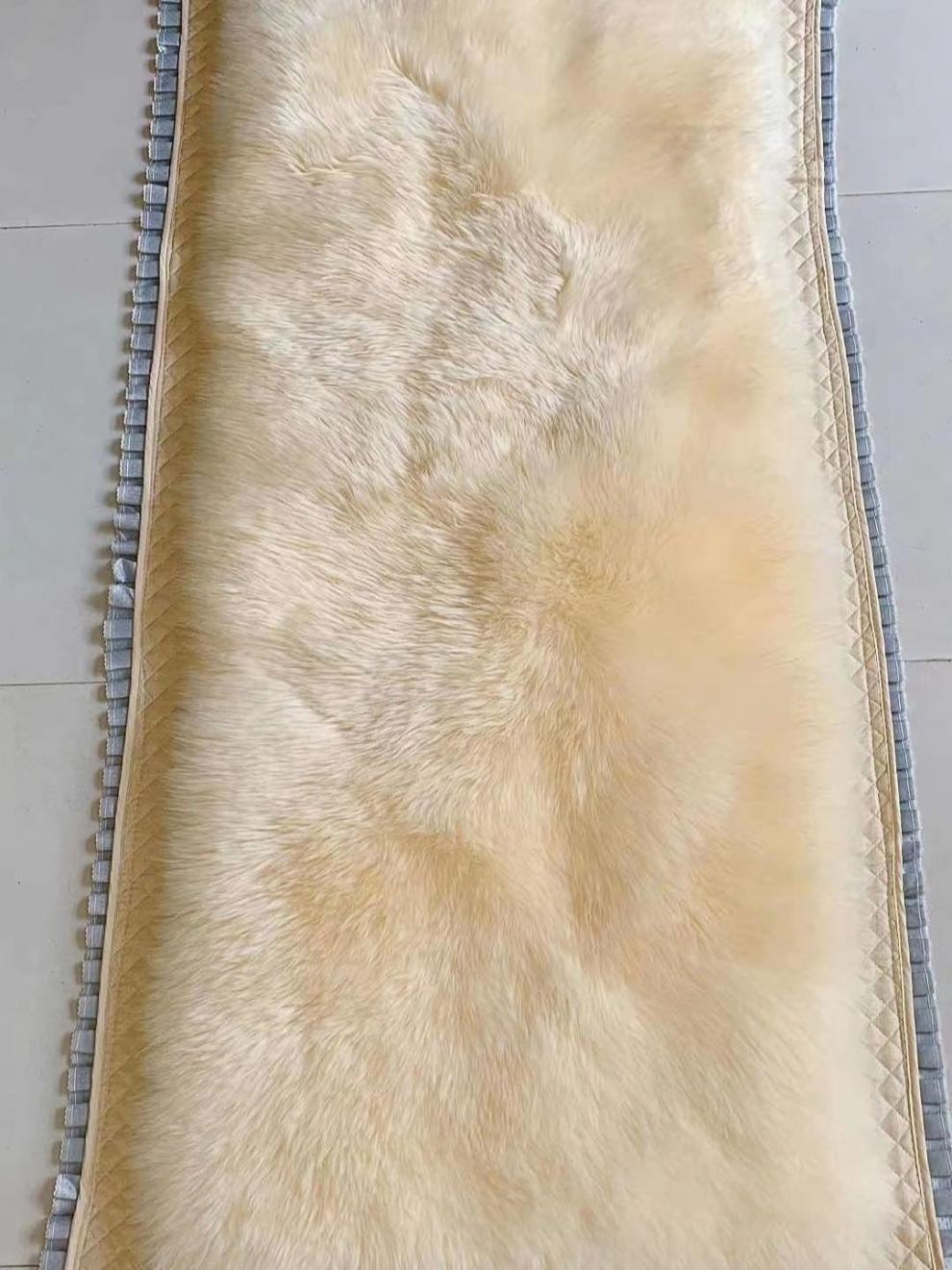 羊皮褥子 新款羊皮褥子皮毛一体床毯保暖防寒防潮户外宿舍真澳洲羊皮