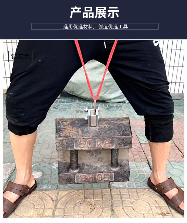 强磁吸铁器超强高强度吸铁石圆形铷汝钕大号块打捞水下强力磁铁器磁圣