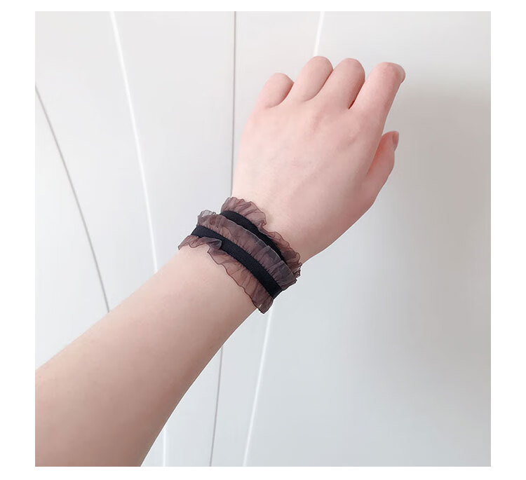 内衣肩带手链肩带手环手链男朋友手绳文胸带子小皮套情侣 麻花藏青白