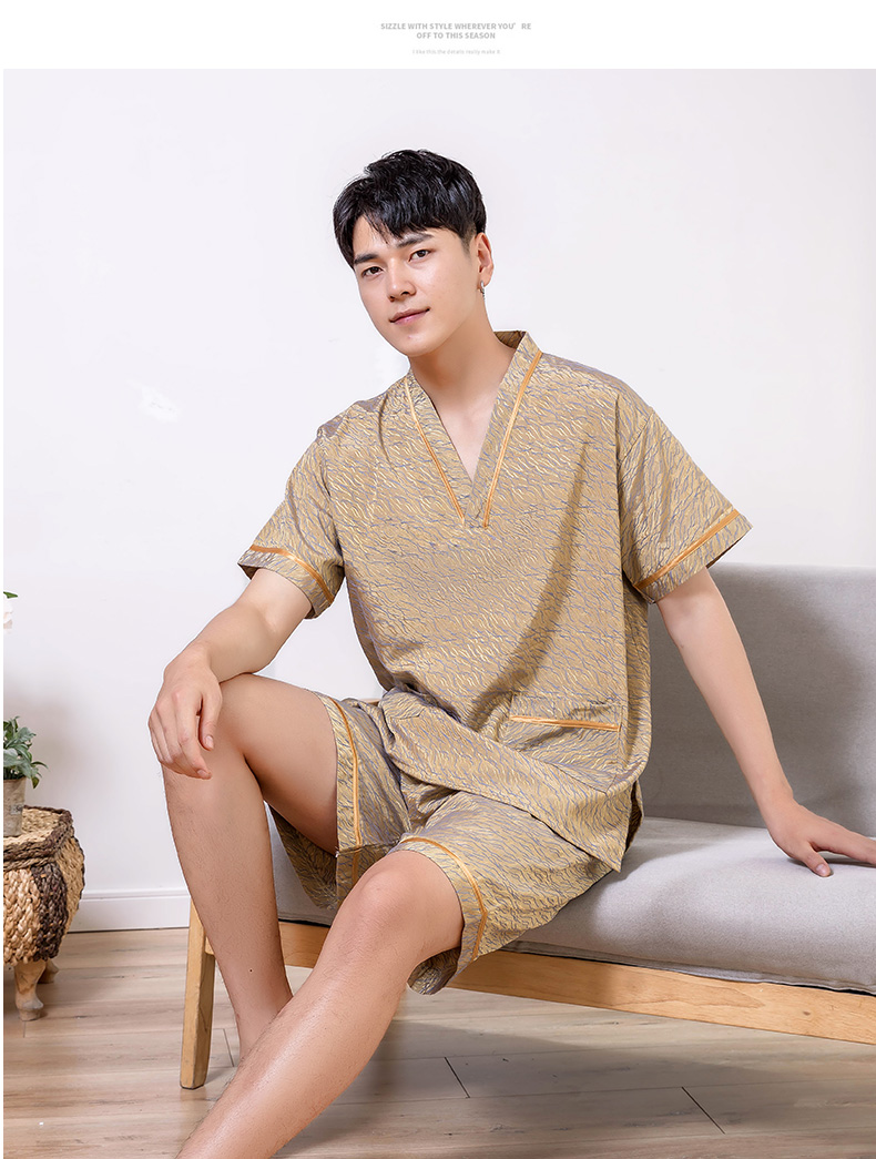 足浴店客人服装汗蒸服大码洗浴中心洗浴服棉质情侣家居服按摩足疗服