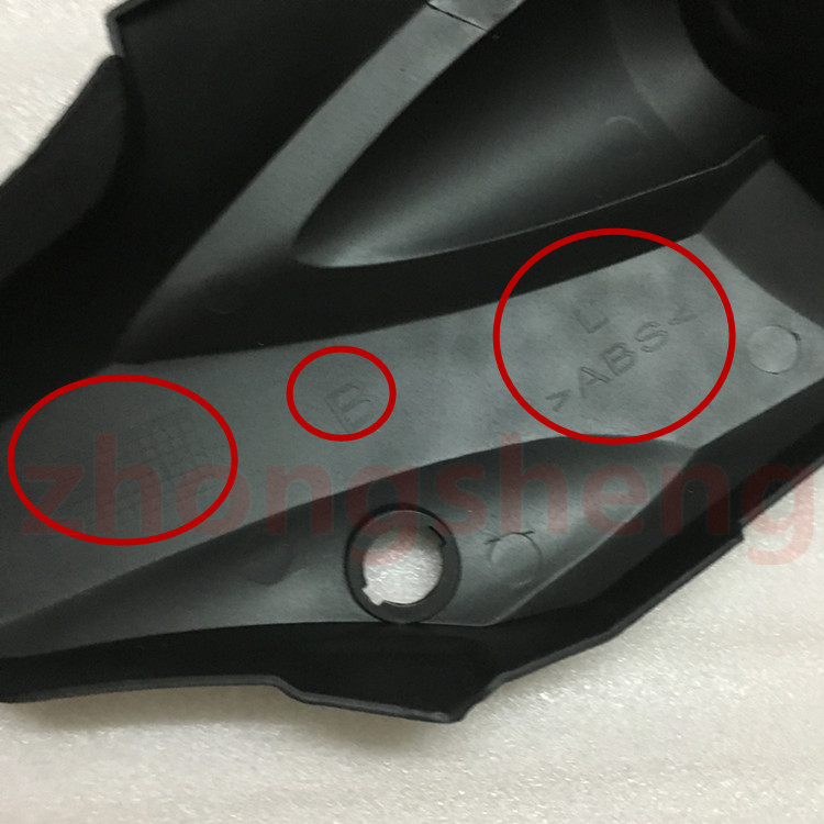 炫咔仕适用于适用雅马哈摩托车配件jym125-3eybz天戟国三盖左侧盖护板