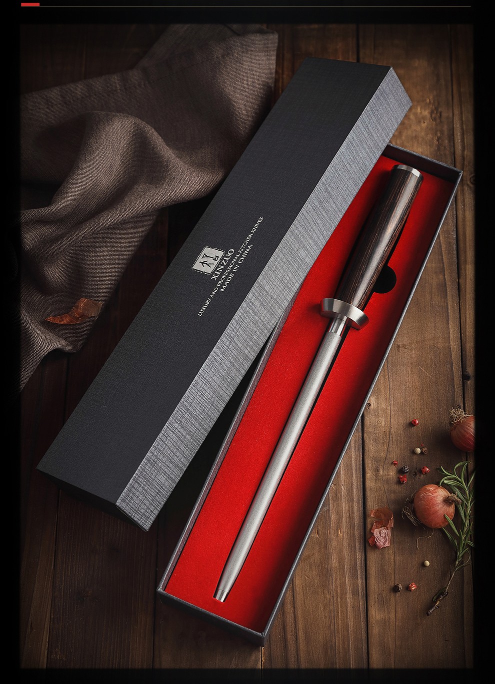 信作磨刀棒屠宰用刀棍磨刀打磨棍家用菜刀磨刀器屠宰场家用快速磨刀