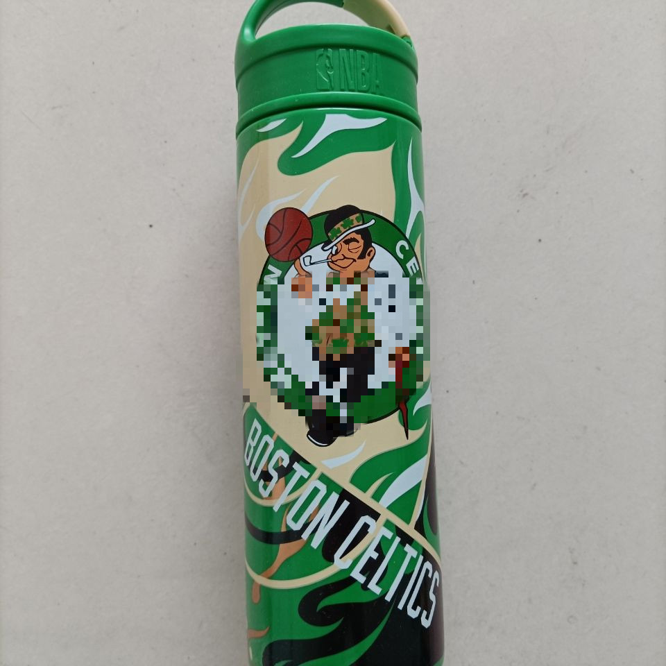 滕讯体育官方旗舰店同款德克士nba水杯2022得意杯nba湖人勇士凯特尔