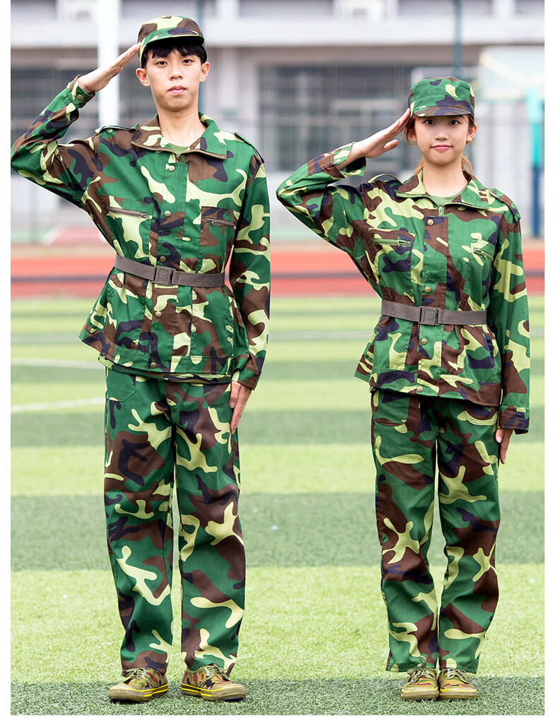 军训服装大学生套装短袖恤学生迷彩服套装男女夏季初高中大学生军训服