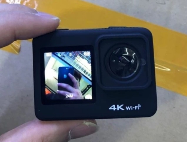 小米mi生态同款c1双屏4k60帧运动相机摩托车记录仪wifi触屏自媒体vlog