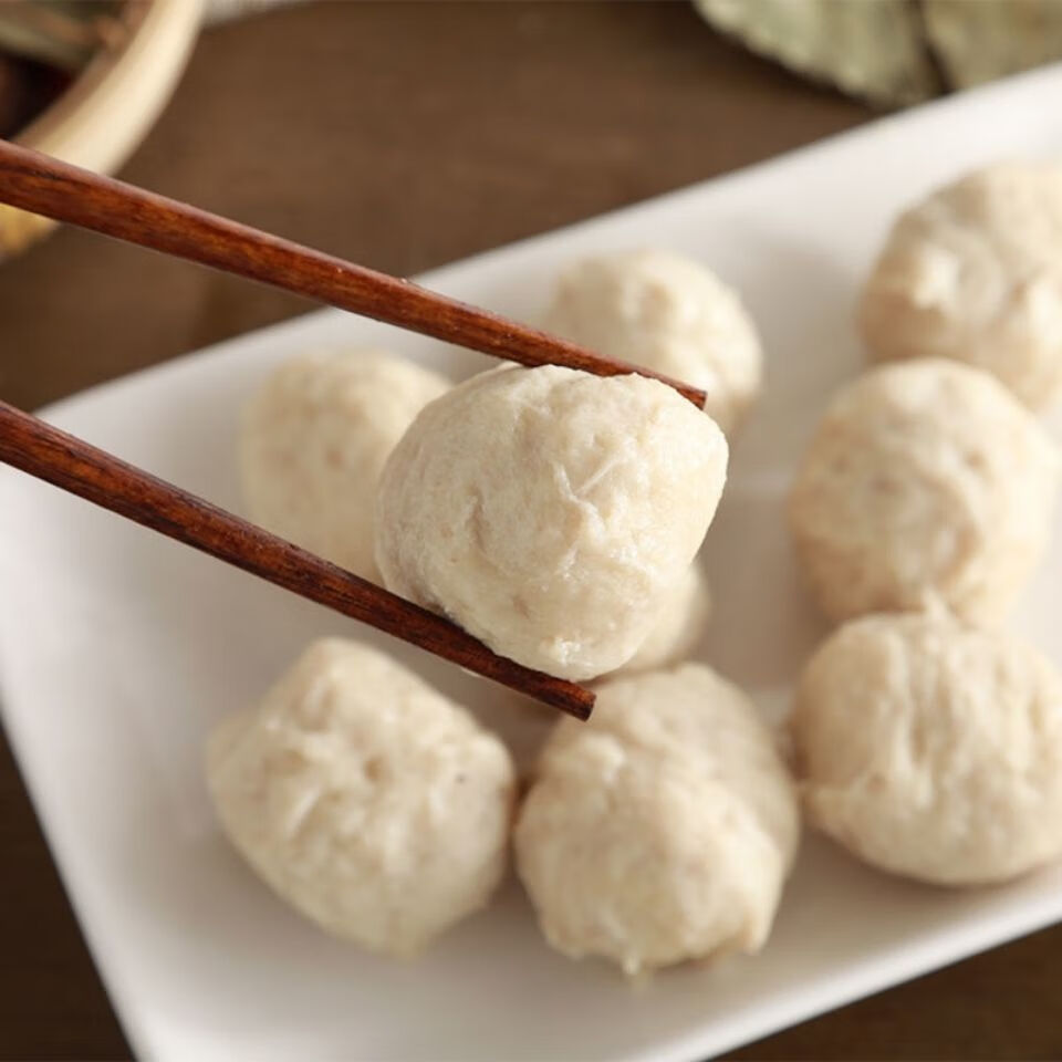 泉州水丸深沪鱼丸小猪肉丸子脆肉丸子闽南小吃火锅料