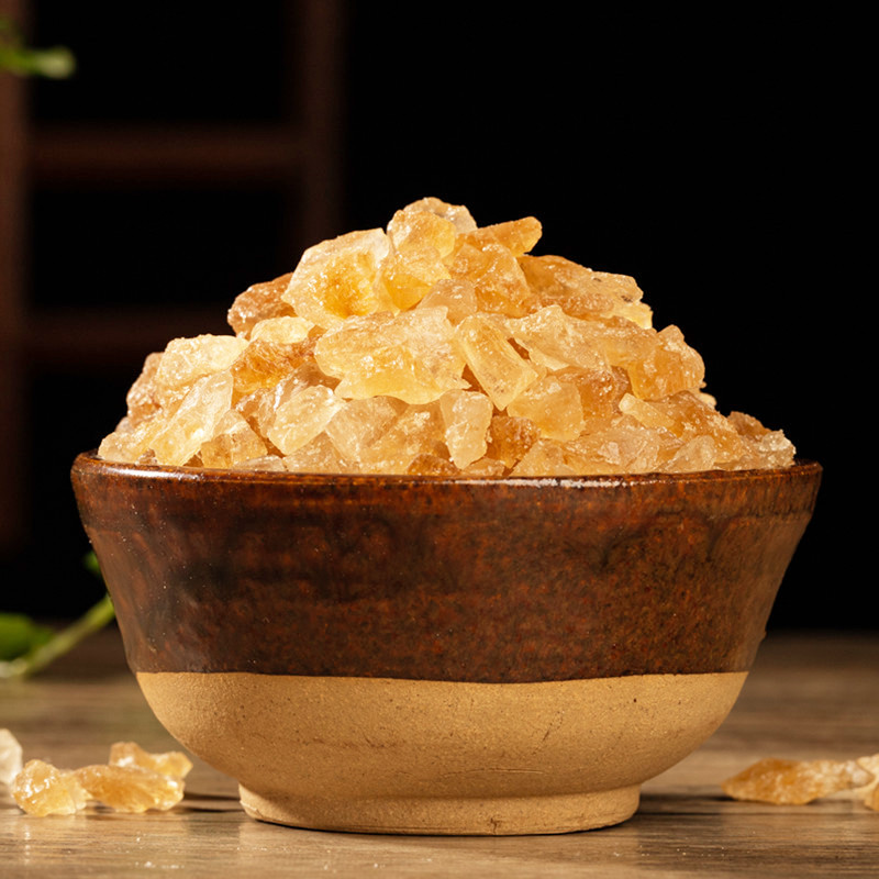 云南黄冰糖老冰糖多晶小粒冰糖碎正宗纯手工甘蔗罐装散装 750g*1罐*