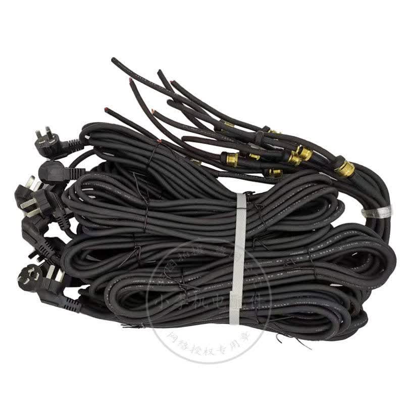 定制新款水泵线10根单相潜水泵污水泵电源线铜螺丝款压片橡胶防冻防水