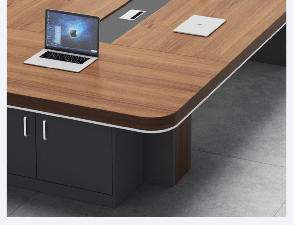 办公家具大型会议桌长桌简约现代办公桌长方形会议室桌子桌椅组合716