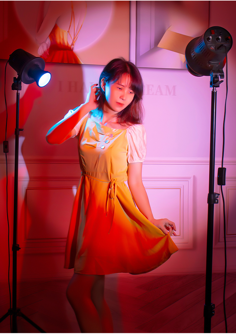 好拍点直播补光灯主播发丝灯人像轮廓神明少女灯led摄影灯珠宝美食