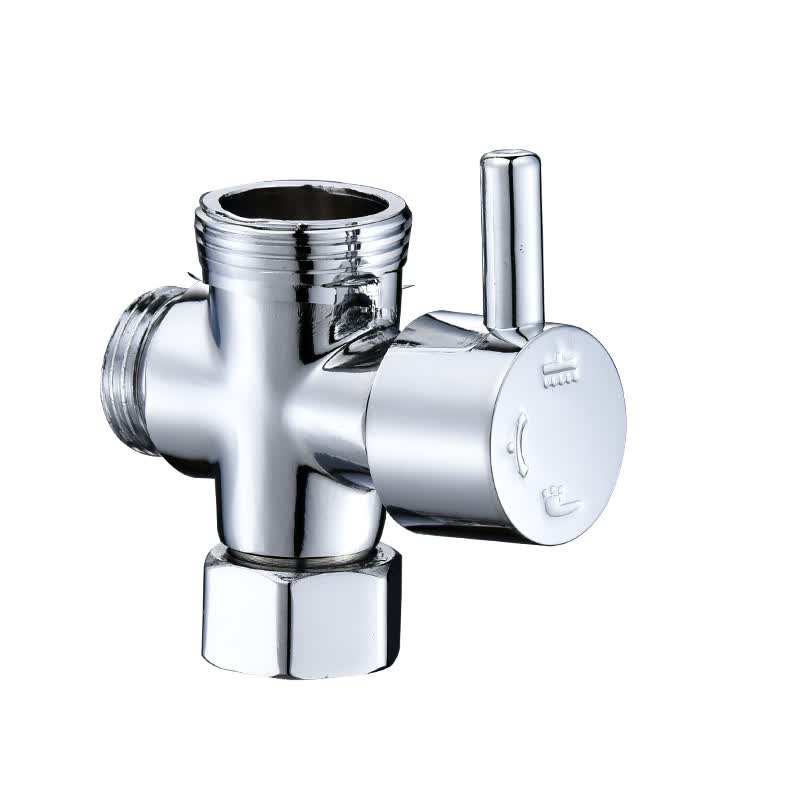 秀谛亚淋浴切换角阀花洒分水器洗衣机4分6分转接头配件大全一进二出