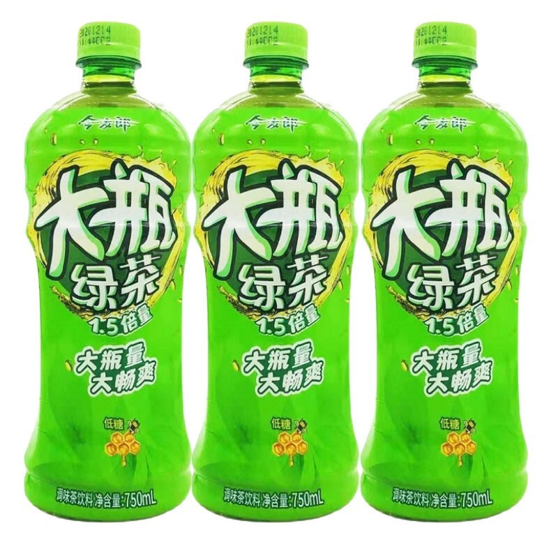 今麦郎大瓶750ml612瓶整箱茶饮料绿茶冰红茶茉莉蜜茶混合口味6瓶