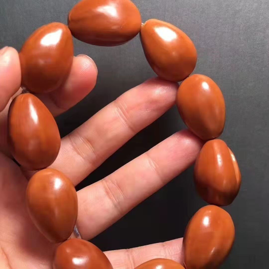 彬清橄榄核手串橄榄核女阴生命之源九阴一阳冷门男士核雕手串文玩