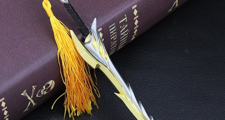 王者凯的刀王者小凯的周边模型英雄人物铠大号金属刀合金玩具 q50-凯