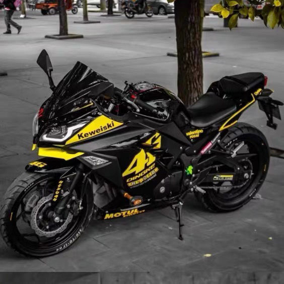 国产小忍者大板大包围150250350小忍者定风翼改装全套配件外壳绿黑花