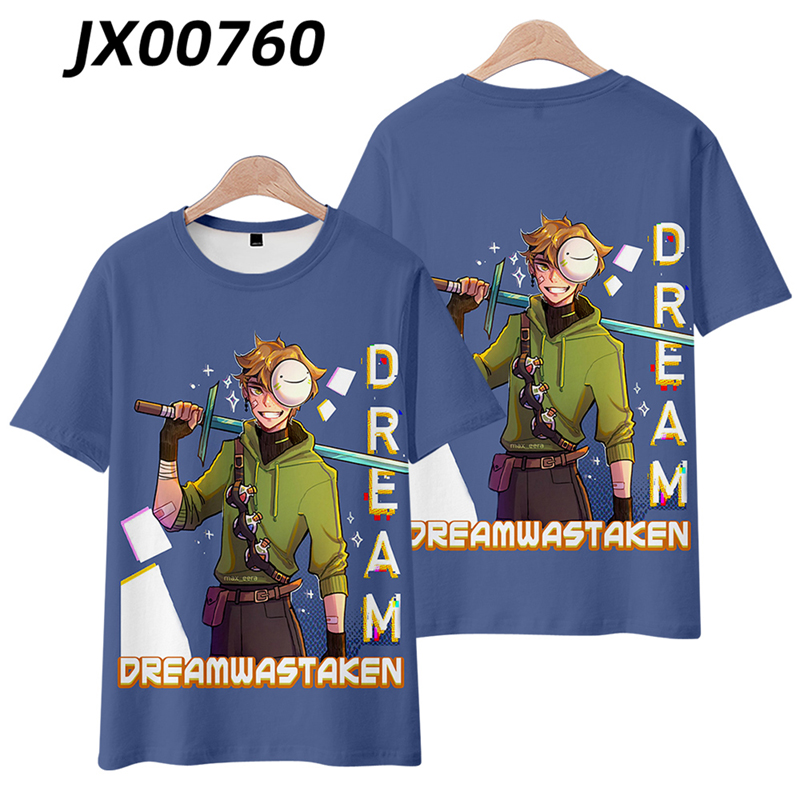男dreamwastaken动漫周边t恤套装夏季宽松欧美风儿童大码衣服潮01款xs
