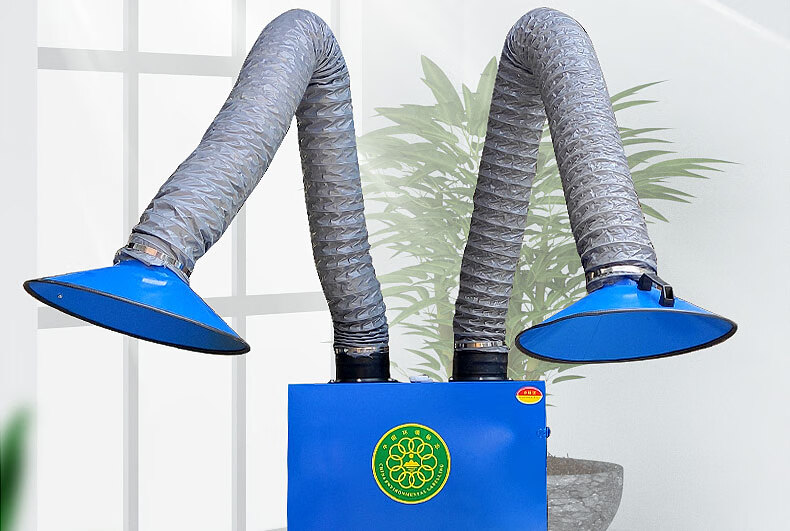 焊烟净化器移动式工业用环保电焊烟雾除尘器吸烟机焊接烟尘收集器11kw