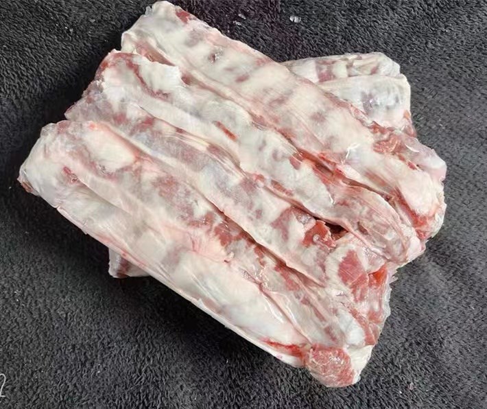 冷冻猪油边肉 护心肉 猪边肋条 猪肉东北大油边 烧烤食材 5斤【图片