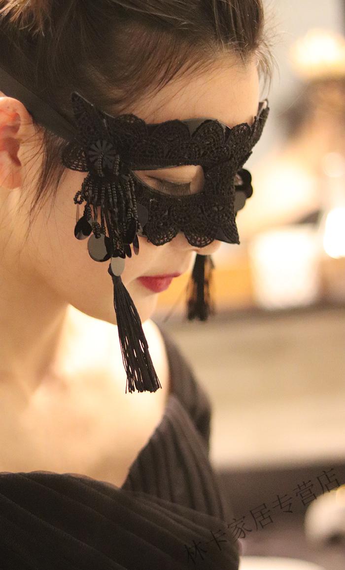 蕾丝sm眼罩半脸情趣面具假面女凰威尼斯名媛面纱私人派对网红直播舞会